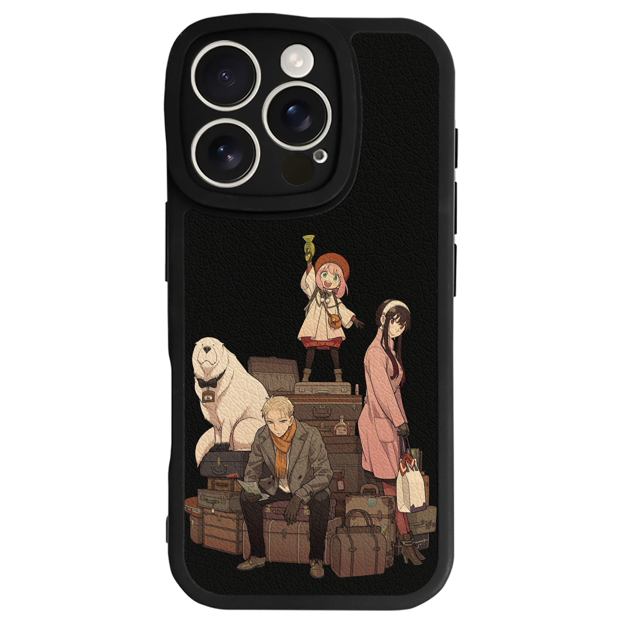 （画像用） SPY×FAMILY间谍家家酒 【iPhone 16シリーズ対応】シリコンスマホケース（レザー調） 材質：シリコン